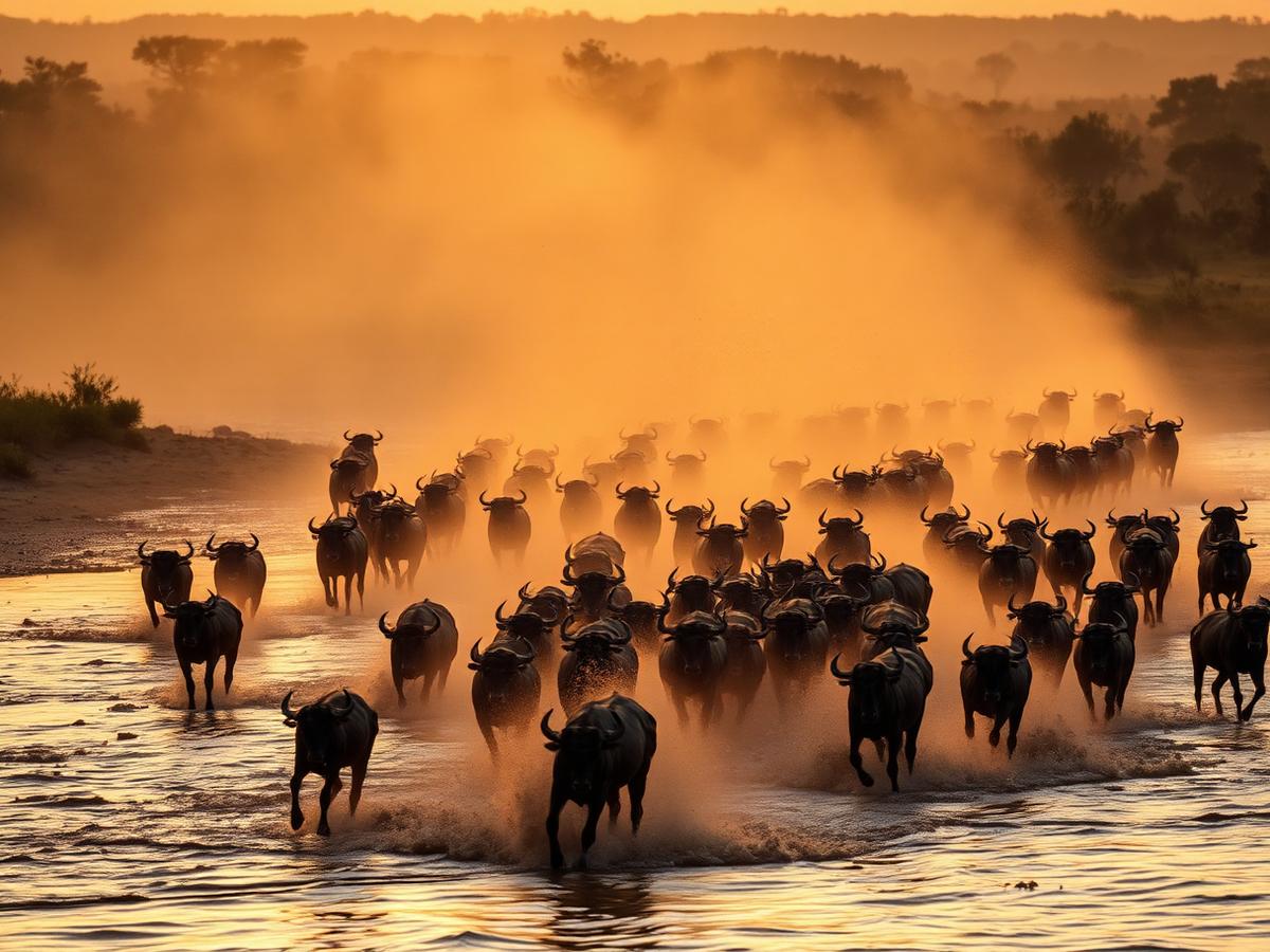Tanzania travel scenery — Serengeti, Kilimanjaro, Zanzibar